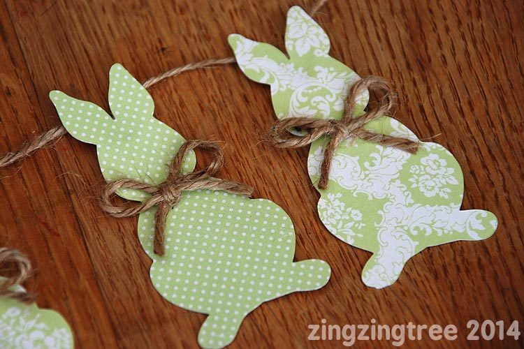 Easter crafts: Bunny Bunting