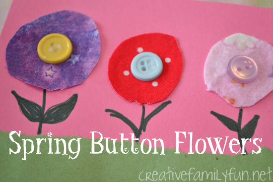 Button Crafts – button flowers