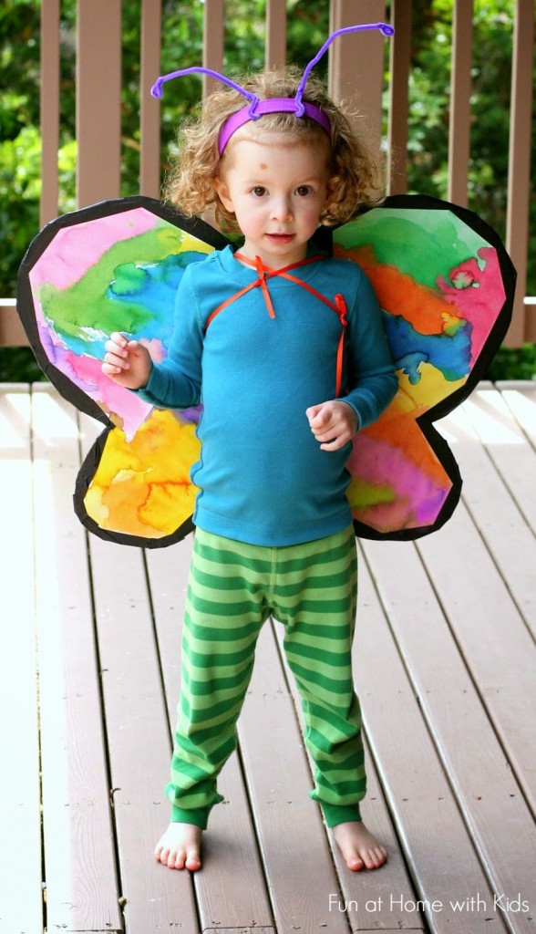 DIY costumes butterfly wings