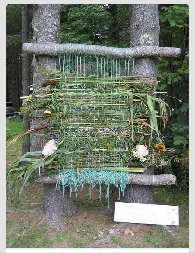 Weaving with weeds