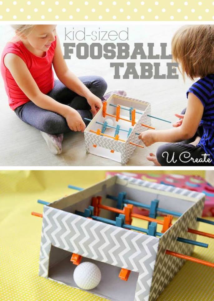 Miniature table football