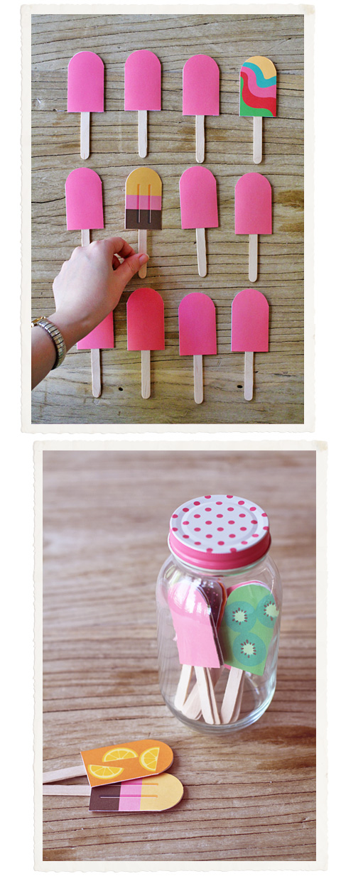 DIY Popsicle Memory Game