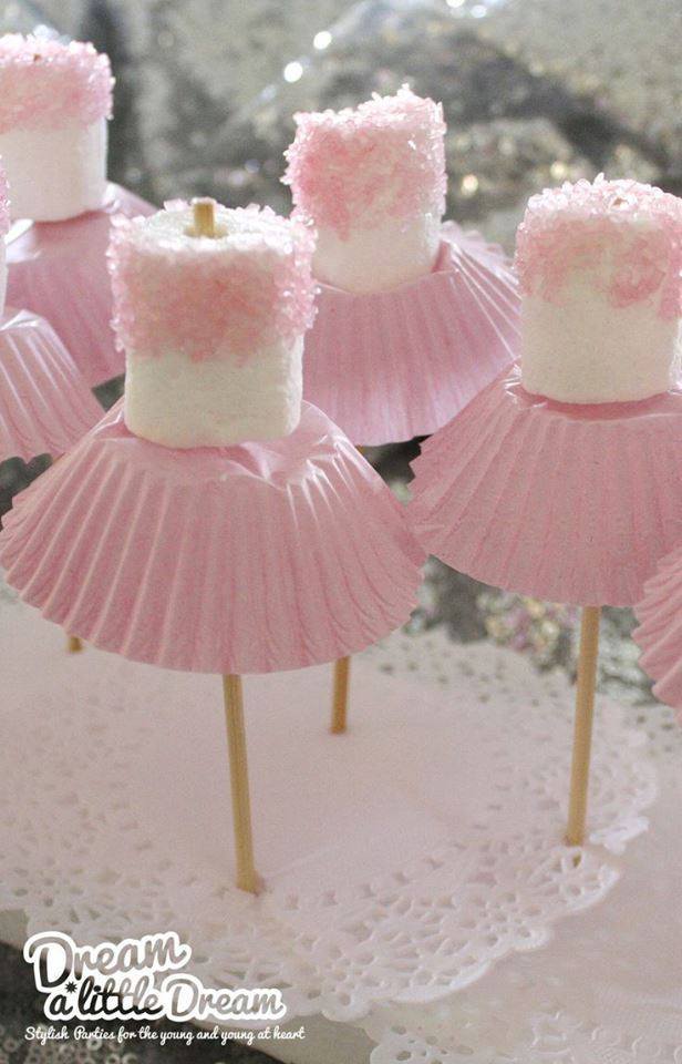 marshmallow ballerinas