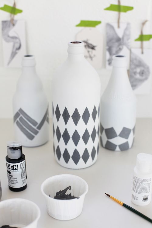 Painted bottles