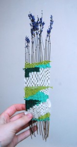weaving with lavender
