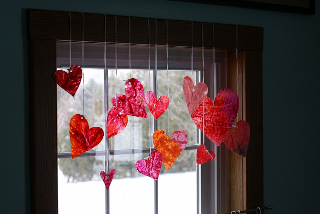 Stained Glass – Crayon Hearts