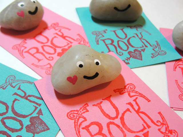no candy valentines ideas - you rock