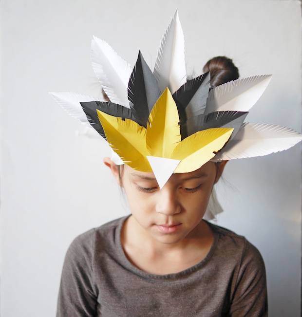 DIY Feather Crown