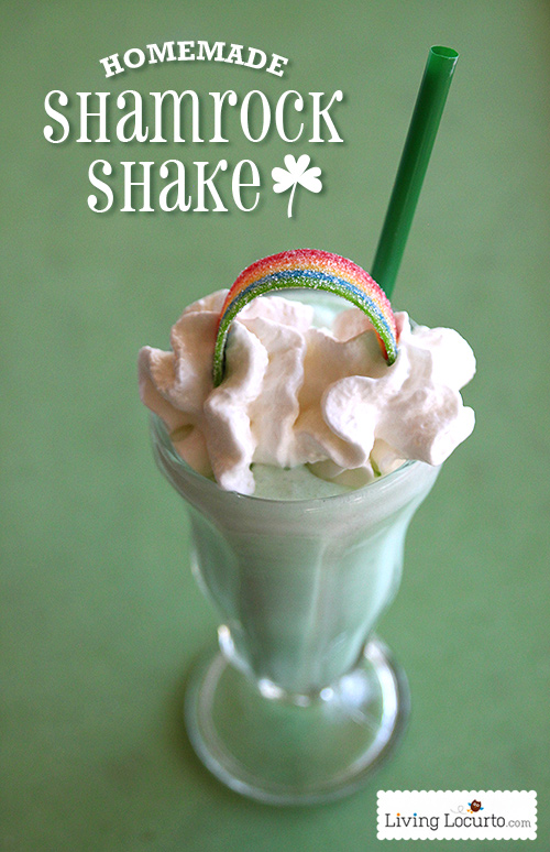 St Patrick’s Day Milkshake – Shamrock Recipe