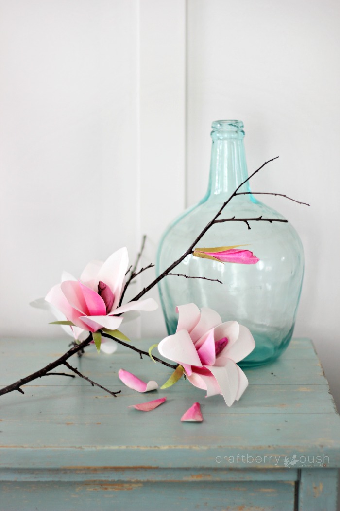 Paper Magnolia Flower How To