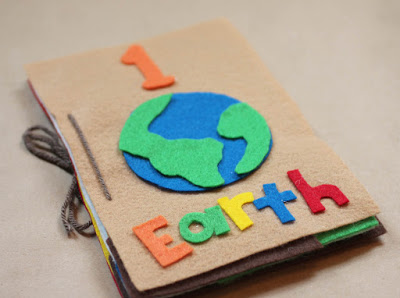 Earth Day Felt Book and Counting Book