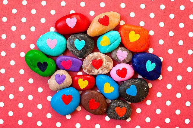 Friendship Heart Stones for Back to School or Valentine’s