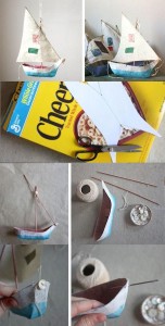 cereal box boat