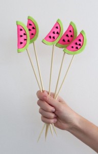 watermelon cake toppers