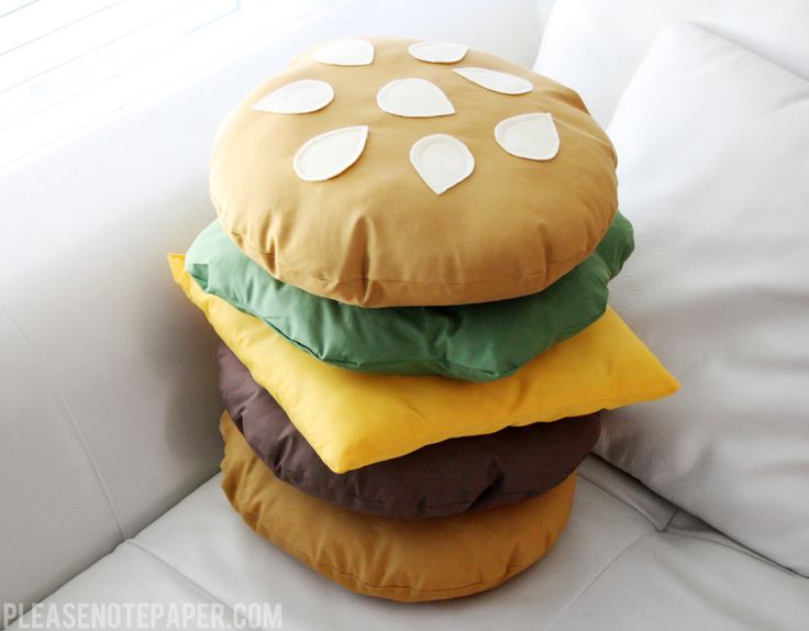 Burger Cushions