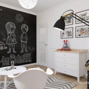 chalkpaint wall homify