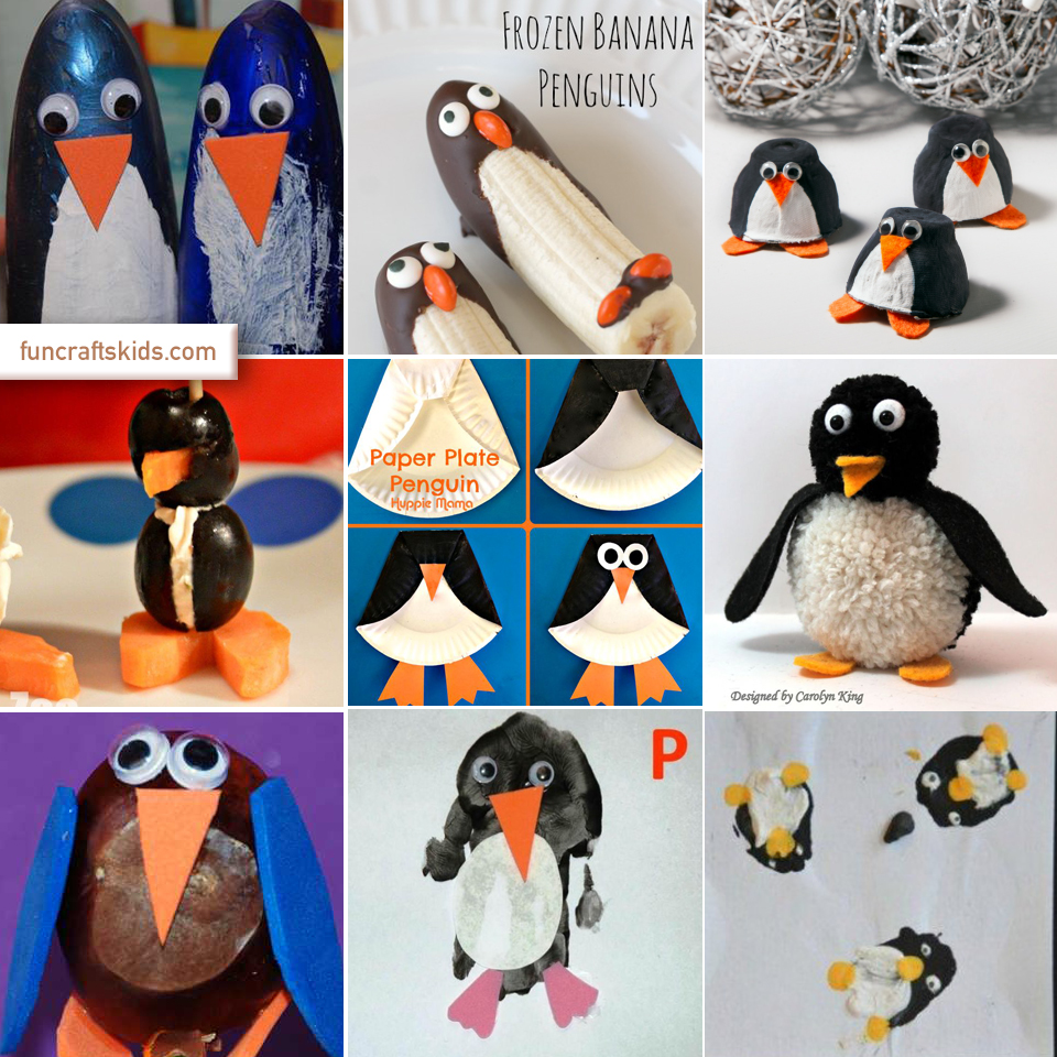 Penguin Crafts Round Up