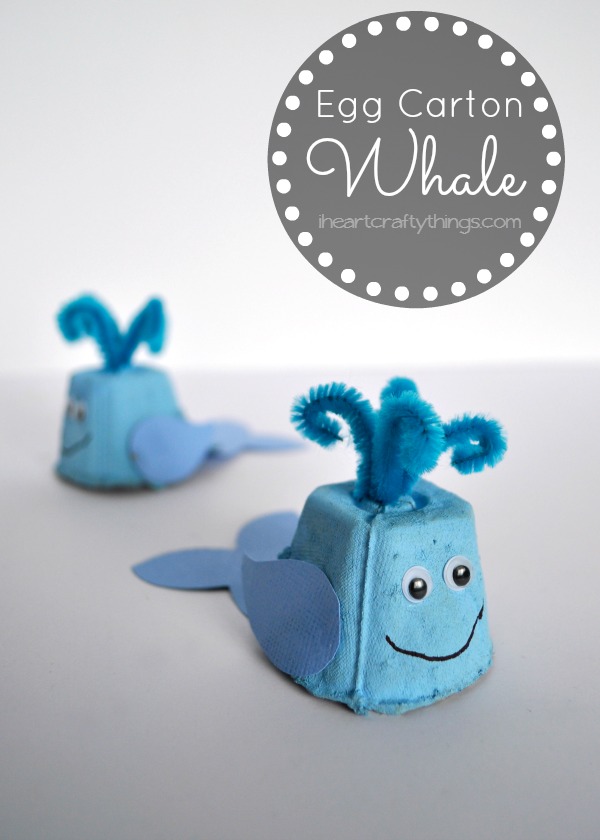 Egg Carton Craft Whale