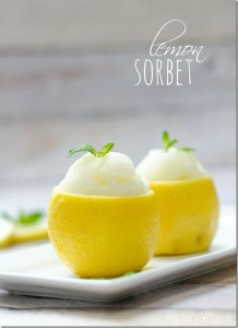 Lemon Sorbet recipe