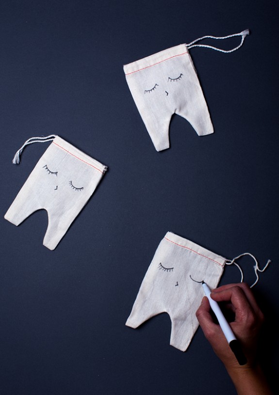 DIY Tooth fairy bag