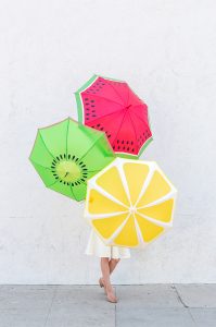 DIY Fruit Slice Umbrellas