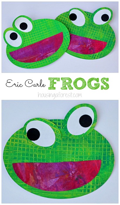 Eric-Carle frog craft
