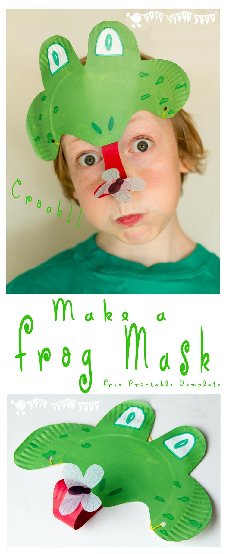 How to make a frog mask