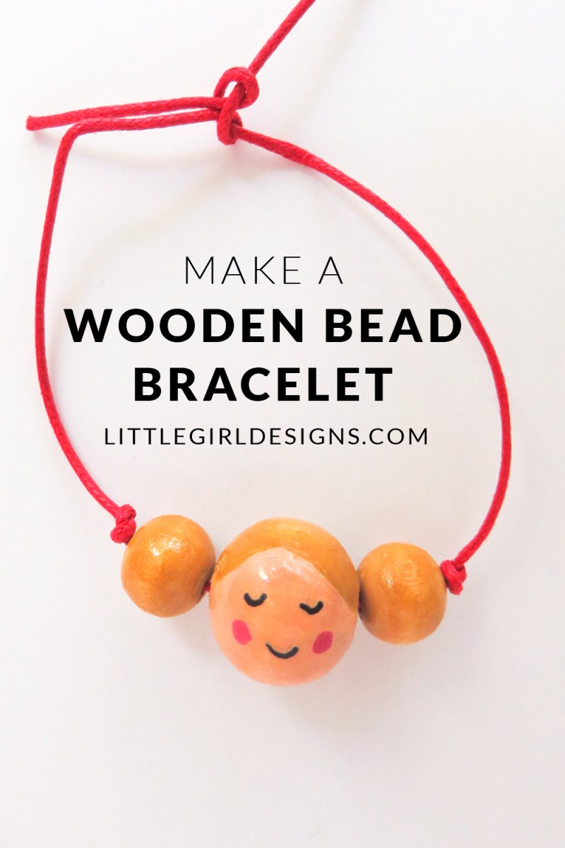 How to make a Wooden Bead Bracelet