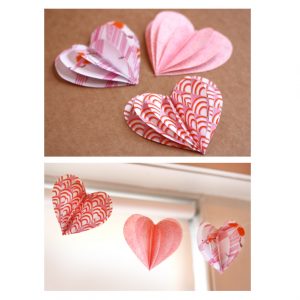 Paper Heart decorations