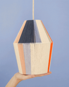 Embroidery thread lampshade