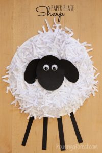 paper Plate Sheep