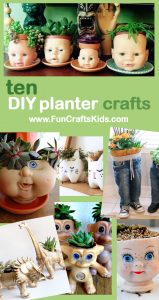 Doll-Head-upcycled-Planter-Crafts-from-FunCraftsKids