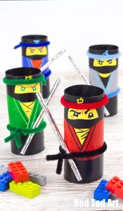 Lego - Ninjas - Toilet Roll- Craft