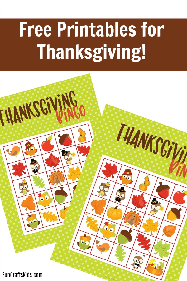 Thanksgiving bingo