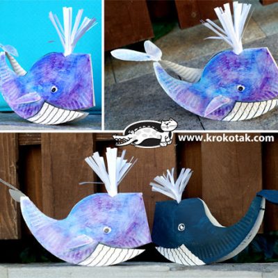 Paper Plate Whale